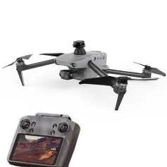 KEH K11 TURBO GPS 10KM 5G Repeater Digital FPV with 8K HD Camera 3-Axis EIS Gimbal Obstacle Avoidance Built-in Airdropper Touchable LCD Screen Controller Brushless Foldable RC Drone Quadcopter RTF