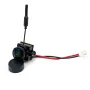 EWRF 5.8GHz 48CH 25mW FPV Transmitter VTX-CAM with 1000TVL 180 Degree AIO Camera for RC Indoor Car Racing Drone