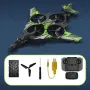 TU 160 Fighter 2.4G One Key Spray Gravity Sensor EPP FPV RC Drone Airplane Quadcopter Glider RTF With LED Lights for Beginners