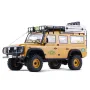 FMS FCX10 1/10 2.4G 4WD RC Car for Land Rover Camel Trophy Edition RS Officially Authorized Rock Crawler Off-Road Climbing Truck Two Speed LED Lights Straight Axle Metal Gears Drive Shaft Oil Filled Shocks Vehicles Models Toys