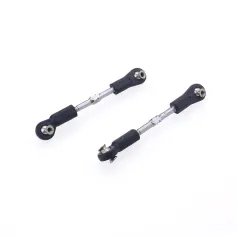 2 ADET ZD Yarış 8124 Metal 75-85mm Direksiyon Çubuğu 9116 08427 1/8 Rc Araba Modeli Parçaları