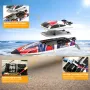 Volantexrc 797-6 SR40 2.4G 35mph RTR Brushless RC Boat Waterproof Auto Self Righting Reverse LED Light Water Cooling System Full Proportional High Speed Remote Control Ship Vehicles Models Toys
