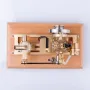 OKMO M16C Air-cooled Single Cylinder 4-strokes Mini Vertical Gasoline Speed-controlled IC Engine Model with Water Vane Pump Science Discovery Education Desktop Decorations Collection Toys