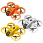 YCRC V66 WiFi FPV with Dual Camera 180° Electrically Adjustable Optical Flow Hover Automatic Obstacle Avoidance LED Light Circle Protection Kids Gifts 2.4G 4CH 6-Axis Remote Control RC Toys Drone Quadcopter RTF