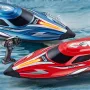 HJ823 2.4G RC Boat High Speed 25KM/h Speedboat Waterproof RTR Vehicle Models for Children Toys