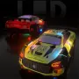 JJRC Q165 1/18 2.4G 4WD Dual Motor with LED Lights Super GT Sport Racing Drift RC Car RC Vehicles Model RTR Child Toys