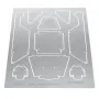 UDIRC UCX2405 UCX2405 PRO 1/24 RC Car Upgraded Parts Metal Body Shell UCX24-P089 Vehicles Models Spare Accessories