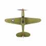 TOP RC HOBBY 402mm Mini P39 2.4G 4CH 6-Axis Gyro One Key Aerobatics U-Turn EPP Scaled Warbird RC Airplane RTF for Beginners Compatible OpenTX Transmitter