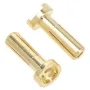 4PCS Hard Case Battery Cooler Bullet Plug Banana Head for 1/10 RC Off-Road Monster Truck RC Modified Car