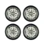 4PCS Upgraded Drift Tires Wheels LA0034 for LDR/C LD-A86 1/18 On-Road RC Vehicles Models Spare Parts
