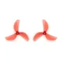 4 Pairs/12 Pairs Gemfan 45mm 1.8 Inch 3-Blade Ducted Propeller 1mm / 1.5mm Shaft Hole for 80-85mm Indoor ThinyWhoop RC Drone FPV Racing