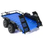 Simulation Trailer Four Wheels for Land Rover Tornado TRX4M 1/18 RC Cars Vehicles Models Spare Parts Accessories