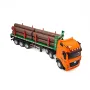 HuiNa Toys 1313 1/18 2.4G 9CH RC Car Woods Trasport Truck Wireless Remote Control LED Light Sound 270° Rotation High-Side Engineering Vehicles Models Toys