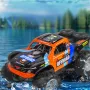 JJRC Q205 MAX RTR 1/12 2.4G 4WD RC Car Waterproof Amphibious Short Course Off-Road Truck Land Water 360° Rotation Vehicles Models Toys