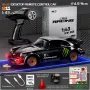 88RC 911 RTR 1/43 2.4G 4WD Drift RC Car Gyro Alloy Body Shell Desktop Full Proportional Mini Race LED Light Radio Control High-Speed Motor On-Road Racing Vehicle Model Boys Gifts Toys