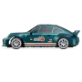 JZY X60 RTR 1/24 2.4G 4WD Drift RC Car Mini Race LED Light Radio Control High-Speed Motor On-Road Racing Vehicle Model Boys Gifts Toys