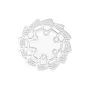 Stainless Steel Rear Brake Disk For LOSI 1/14 Promoto MX RC Car Motorcycle 7075 Hard Oxidation Models Parts
