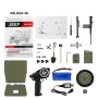 HG TRASPED HG4-58 RTR 1/14 2.4G 4WD RC Car Willys Military Truck for Jeep Off-Road Climbing LED Light Sound Winch Two Speed Metal Frame Rock Crawler Full Proportional Vehicles Models Toys