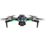 YCRC V186 Twa Kamera FPV ak HD 3 Lens Ajisteman Elektrik 360° Obstak Evite Optik Koule Pozisyon Brushless RC Drone Quadcopter RTF