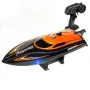 HXJRC HJ812 2.4G 4CH RC Boat High Speed LED Light Speedboat Waterproof 25km/h Electric Racing Vehicles Models Lakes Pools Remote Control Toys