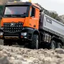 Huina 1598 2.4G 14CH 6WD RC Car Dump Truck RTR Half Alloy Full Proportional Control Simulation Sound and Light Vehicle Model