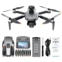 LYZRC L600-1 PRO GPS 5G WiFi FPV with 4.5inch LCD Screen Controller 4K HD Dual Camera Servo Gimbal 360° Obstacle Avoidance Brushless Foldable RC Drone Quadcopter RTF