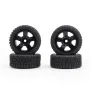 4PCS Upgraded Metal Wheel Rims Tires for SG PINECONE FORSET 2402 1/24 Off-Road RC Cars Vehicles Models Spare Parts Accessories P24-CL01