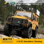 MNRC MN111 DIY KIT 1/18 4X4 RC Car LED Light Climbing Rock Crawler Off-Road Truck Portal Axle Alloy Shell Toys Classic Vehicles Models