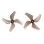 4 Pairs GEMFAN 1211 31mm 1.2 Inch 4 Blade PC Propeller 0.8mm / 1mm for FPV Racing Drones Compatible with 0702 29000kV Motor