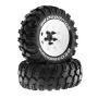 4PCS Off Road Tires Wheel 1.9 inch for 1/8 RC Racing Crawler Car FMS NT4 SCX10 W136 RC Car Parts One Line Hex Adapter