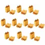 1Pair XT30 2mm Golden Male Female Plug Interface Connector