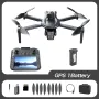 LSRC XT606 GPS 5G WiFi FPV with LCD Screen Controller 720P HD Dual Camera Servo Gimbal 360° Obstacle Avoidance Brushless Foldable RC Drone Quadcopter RTF