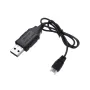 Eachine Mini Mustang P-51D F4U T-28 Trojan F22 F16 BF109 Spitfire P40 A6M Zero FW190 RC Airplane Lipo Battery USB Charging Cable Wire 1S
