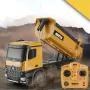 HuiNa 1573 RC Car 1/14 Trucks Bulldozer Charging RTR Truck Construction Vehicle Kids Toys