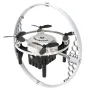 FX-41 AURORA BALL Light Ring 360° Stunt Spin Altitude Hold Mode LED Circle Protection Kids Gifts 2.4G 4CH 6-Axis Remote Control RC Toys Drone Quadcopter RTF
