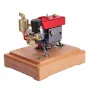 NikolaToy for MUSA 1/8 2.6cc Mini Single Cylinder 4-Stroke Gas Powered Motor Engine Model Physics Experiment Science Education Toys Gift