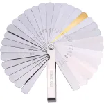 32 Blades Steel Feeler Gauge Dual Marked Metric and Imperial Measuring Tool