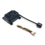 EWRF 5.8G 48CH 4W VTX FPV Transmitter with Cooling Fan 2-6S Power Three Indicator lights MMCX Antenna AV Cable and Support IRC for RC Drones