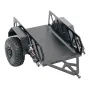 1/10 Metal CNC Simulate Trailer For D90 SCX10 TRX4 RC Car Parts Cralwer Models