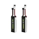 2PCS Flywoo Explorer 8.7V 550mah 80C 2S HV Lipo Battery XT30 Plug for Micro Quad Flywoo Flybee 16 FlyLens 85 HD Flylens75 HD O4/O4 Pro Flytimes 85 FPV Racing Drone