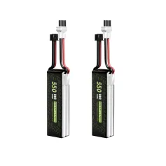 2PCS Flywoo Explorer 8.7V 550mah 80C 2S HV Lipo Battery XT30 Plug for Micro Quad Flywoo Flybee 16 FlyLens 85 HD Flylens75 HD O4/O4 Pro Flytimes 85 FPV Racing Drone