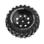 4PCS Off Road Tires Wheel 1.9 inch for 1/8 RC Racing Crawler Car FMS NT4 SCX10 W136 RC Car Parts One Line Hex Adapter