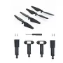 Spring Heightened Extended Landing Gear Skid Shock Absorber Leg Tripod with Propeller Props Blade Set for SJRC F22 / F22S 4K PRO RC Drone Quadcopter