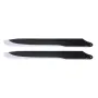 1pair PUDU 350mm Carbon Fiber Main Rotor Blade Propeller For RC Helicopter