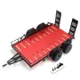Simulation Trailer Four Wheels for Land Rover Tornado TRX4M 1/18 RC Cars Vehicles Models Spare Parts Accessories
