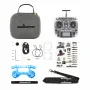 Controle de rádio Boxer Radiomaster transparente 2,4 GHz ELRS RC Transmissor EDGETX Sistema aberto para FPV Racing Drone Quad RC Avião Helicóptero