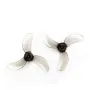 4 Pairs Gemfan 1208 31mm 1.2 Inch 4-Blade Propeller 0.8mm / 1.0mm / 1.5mm Shaft Hole for 0802 25000KV High KV Motor DIY Whoop RC Drone FPV Racing