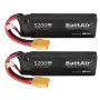 [EU/USA Direct]ISDT BattAir 7.4V 5200mAh 50C 2S Second Generation Smart Lipo Battery XT90 Support APP Control for RC Car