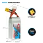 Gaoneng GNB 14.8V 650mAh 80C 4S LiPo Battery XT30U-F Plug for GEPRC Tern LR40 FPV Racing Drone