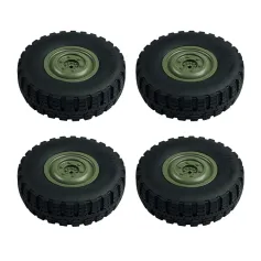 4 peças LDR/C LDP06 1/12 Unimog RC Carro Pneus Sobressalentes Rodas L0049G L0049Y Veículos Modelos Peças Acessórios